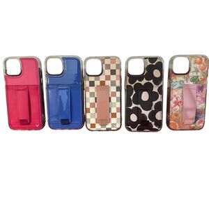 Lot of 5 Wali I Phone 15 New Unused Cases Credit Card Holder Finger Loop